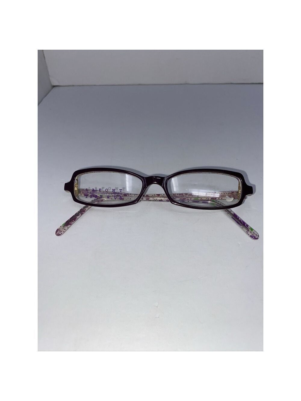 JEAN LAFONT PARIS LULU 702 PURPLE AUTHENTIC FRAMES EYEGLASSES 49-15 Rectangle